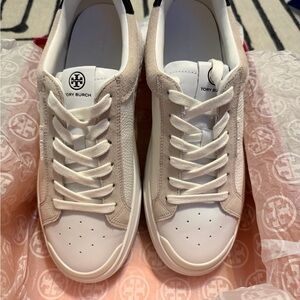 Tory Burch Black and White Ladybug Sneakers- New, never worn